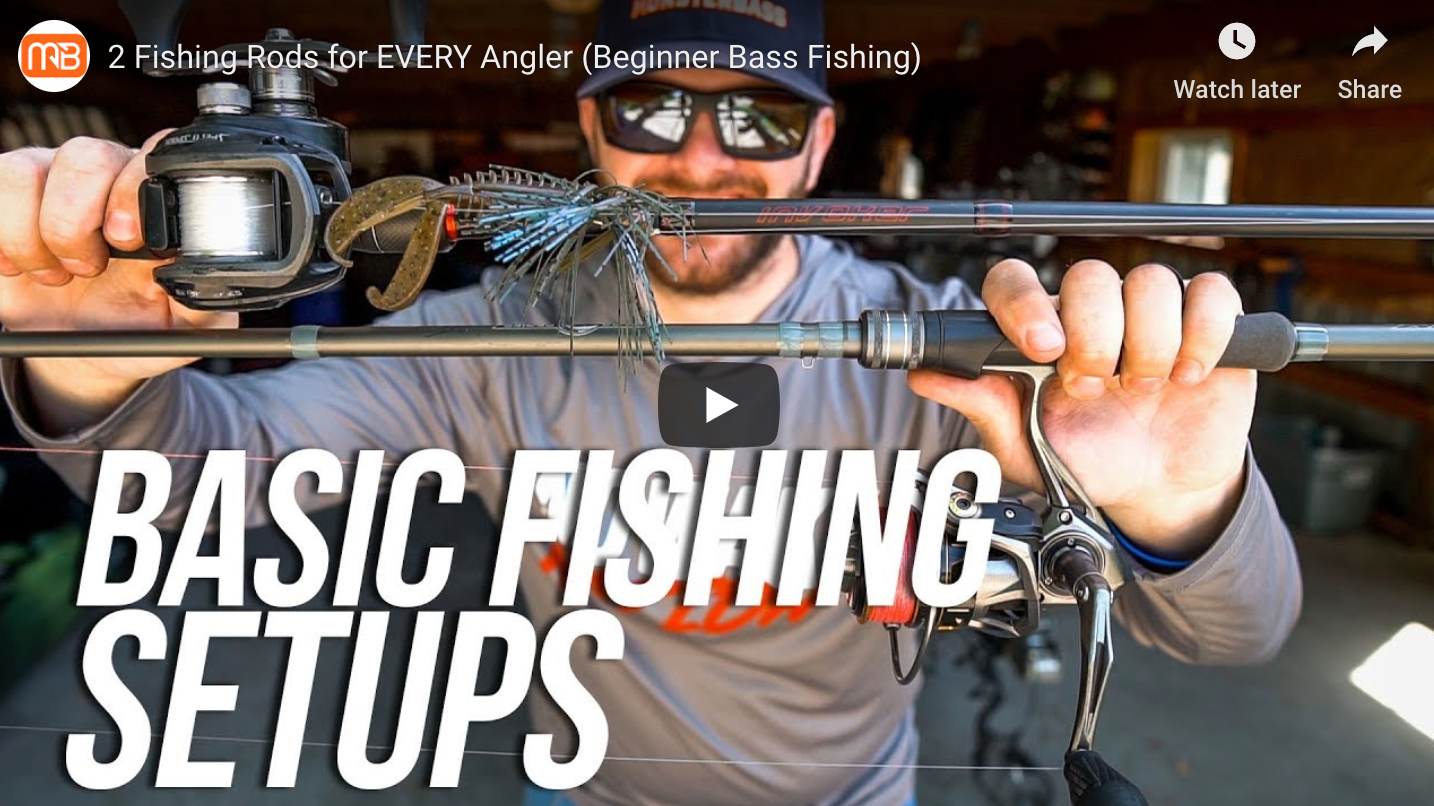 Two Fishing Rods That Perfect For The Beginning Bass Fisherman