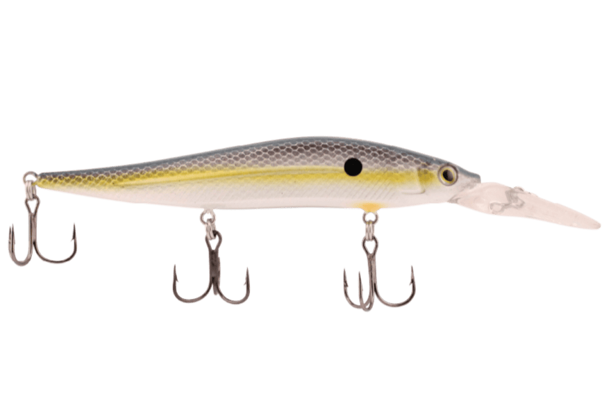 MONSTERBASS Jerkmaster Deep Plus (Jerkmaster 121 DP) Chartreuse Shad
