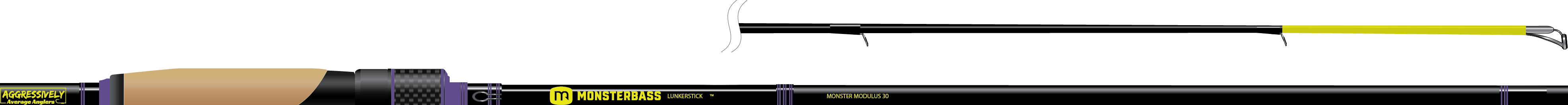 MONSTERBASS AAA Ultra-Light Spinning Rod