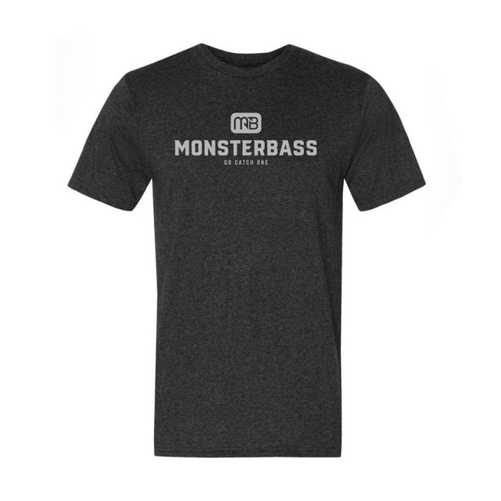 MONSTERBASS Shirts S / Heather Grey/Grey Classic Logo Tee