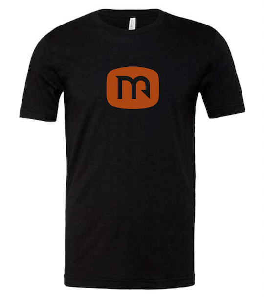 MONSTERBASS Shirts S Soft Hand Orange M Logo Tee