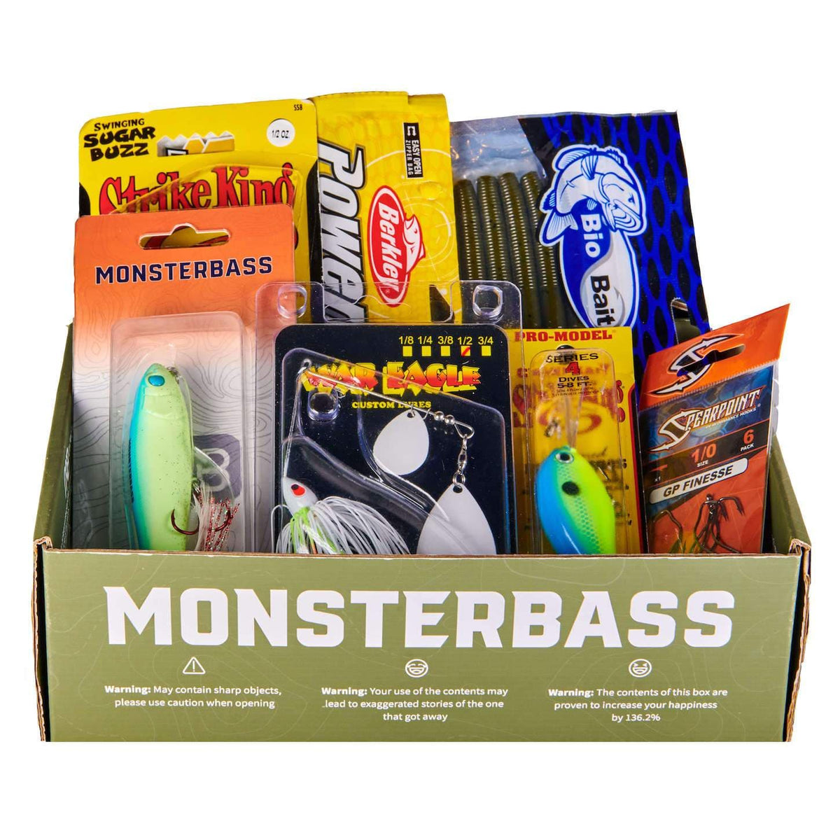 The MONSTERBASS Gold Series Fishing Subscription Box