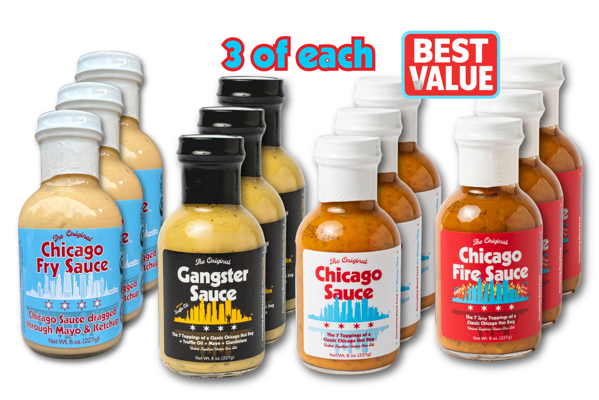 Chicago Sauce Collection - Variety Pack