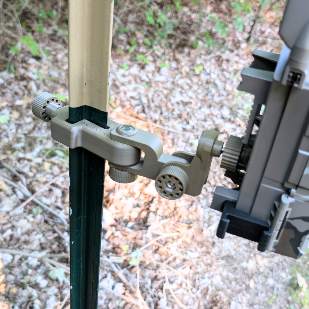 The ADK Edge APEX 360° Rotating Universal T-Post Trail Camera Mount