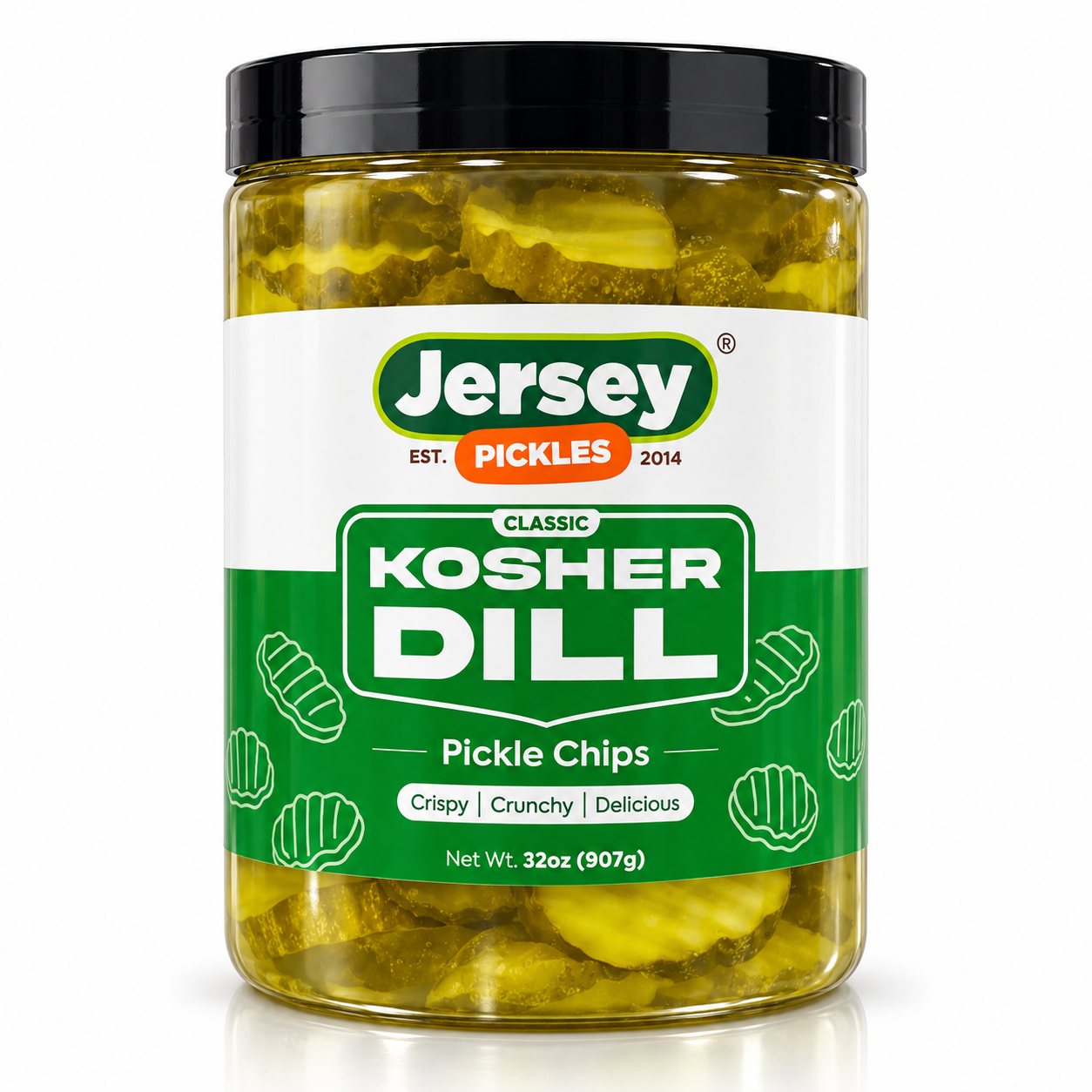 Kosher Dill Pickle Chips