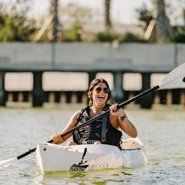 Labor Day Sale! Tucktec Pro Folding Kayak | Hard-Shell | 2-minute Set-up | Foldable, Portable Kayak