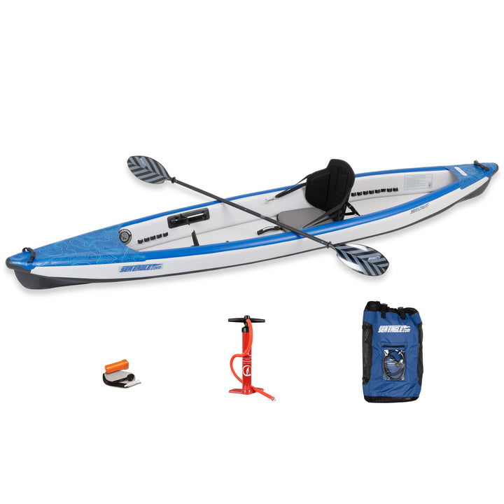 The 393rl RazorLite™ Inflatable Kayak - Pro Carbon Solo Package