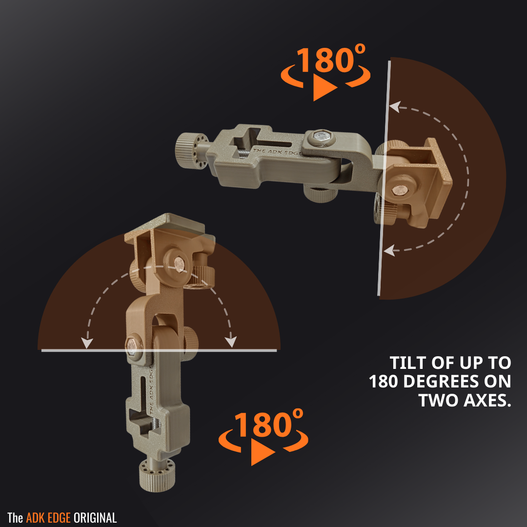 The ADK Edge APEX 360° Rotating T-Post Trail Camera Mount for SPYPOINT FLEX