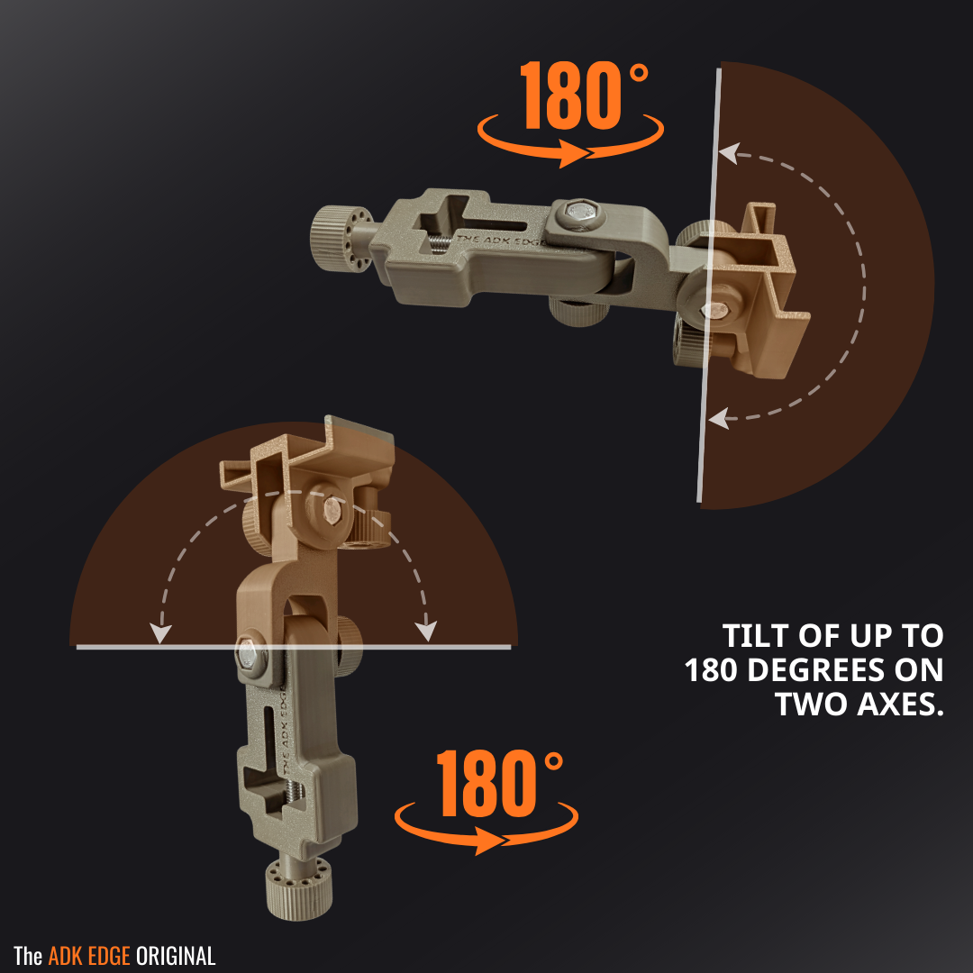 The ADK Edge APEX 360° Rotating T-Post Trail Camera Mount for Tactacam REVEAL 2 | 3
