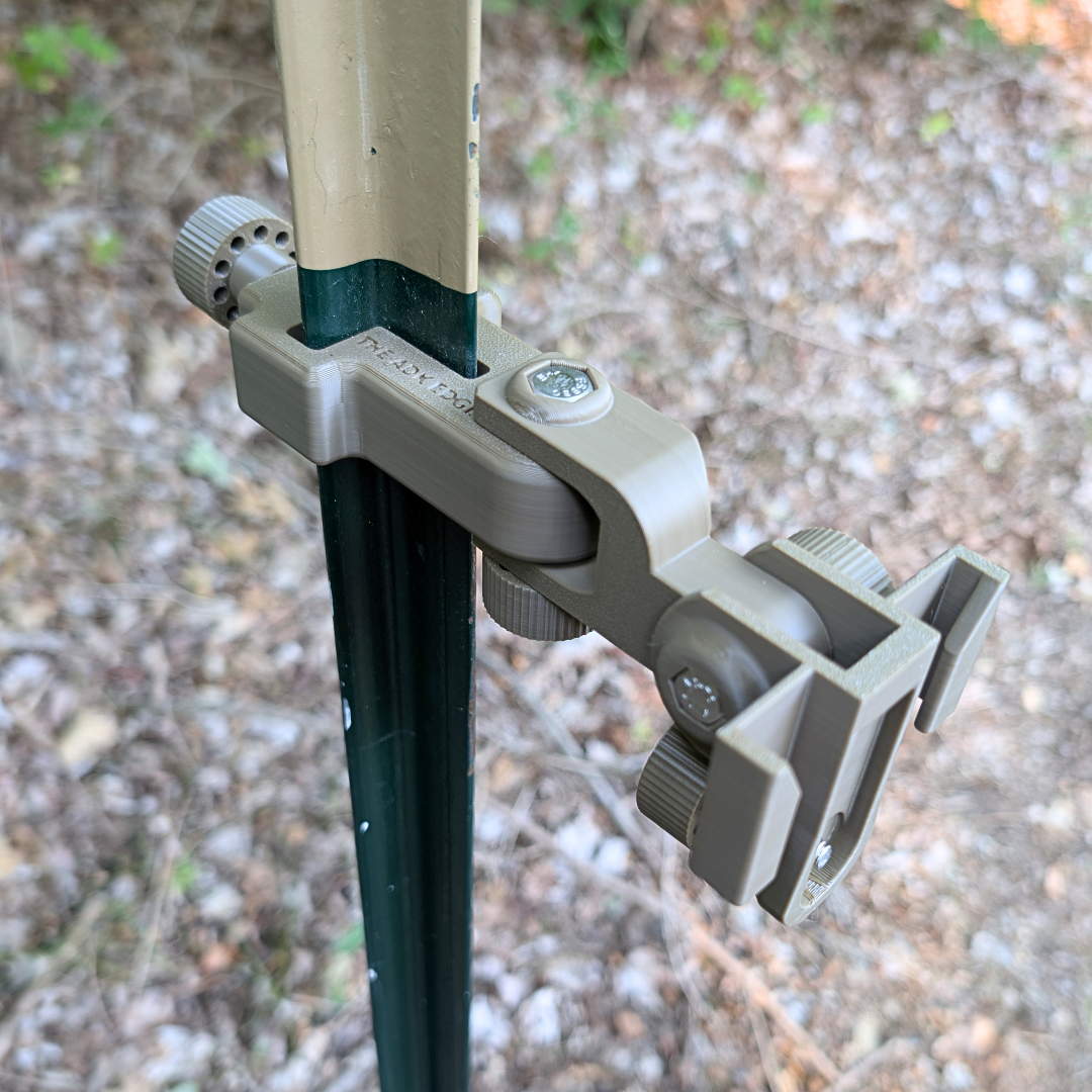 The ADK Edge APEX 360° Rotating T-Post Trail Camera Mount for Tactacam REVEAL 2 | 3