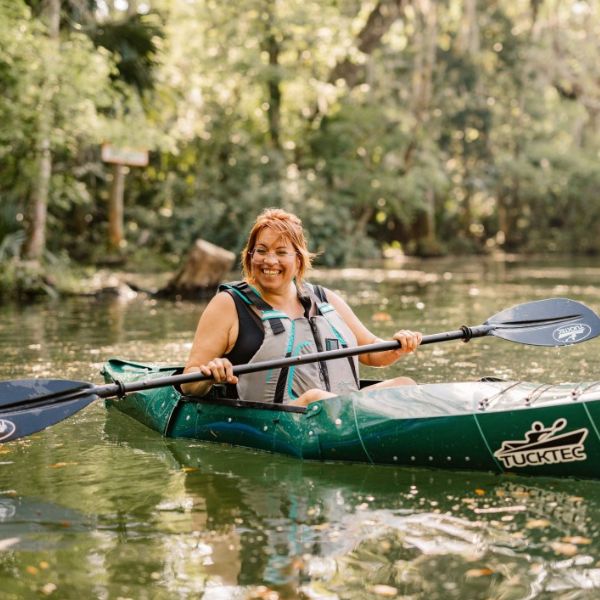 Labor Day Sale! Tucktec Pro Folding Kayak | Hard-Shell | 2-minute Set-up | Foldable, Portable Kayak