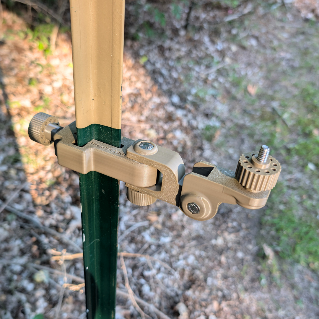 The ADK Edge APEX 360° Rotating Universal T-Post Trail Camera Mount