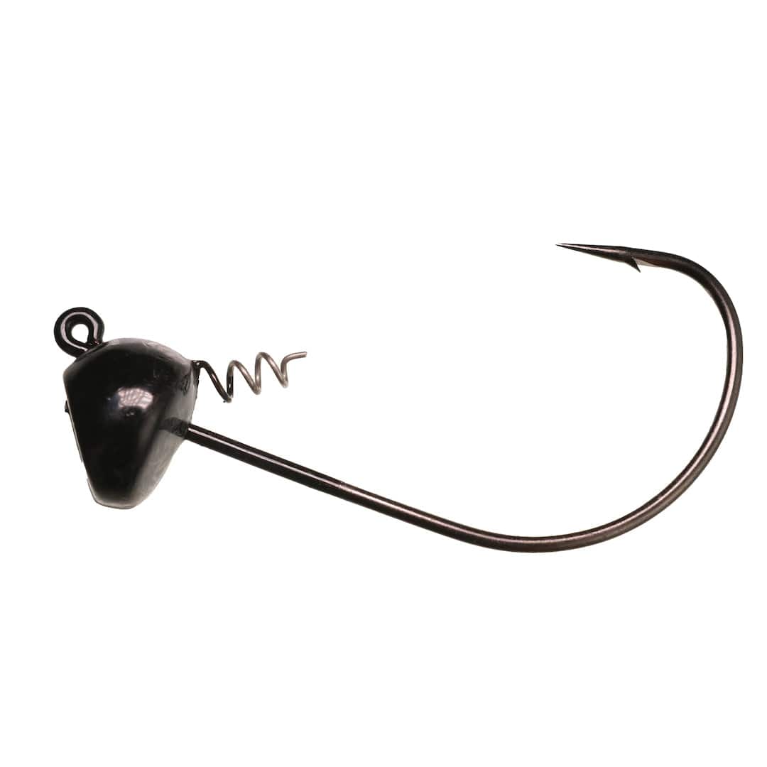 XCITE BAITS Terminal Tackle 5/8 oz 6/0) Hook (2PK) / Black X-LOCK SHAKEY HEAD