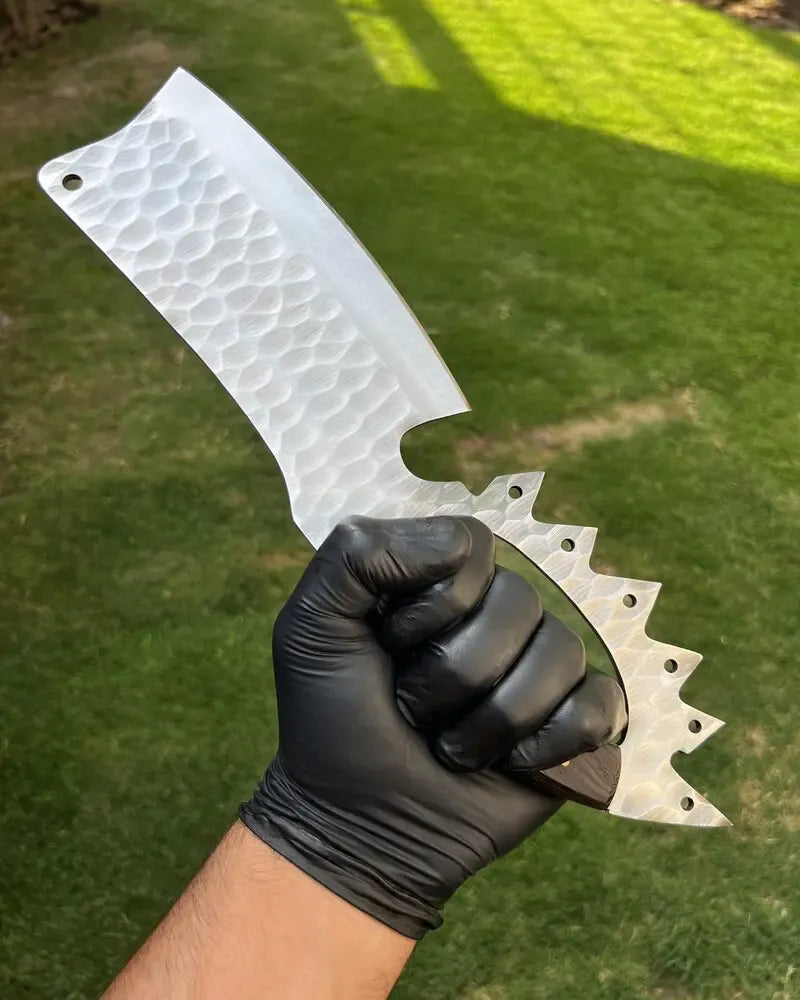 cskforged Butcher cleaver D2 Steel Cleaver/Chopper knife