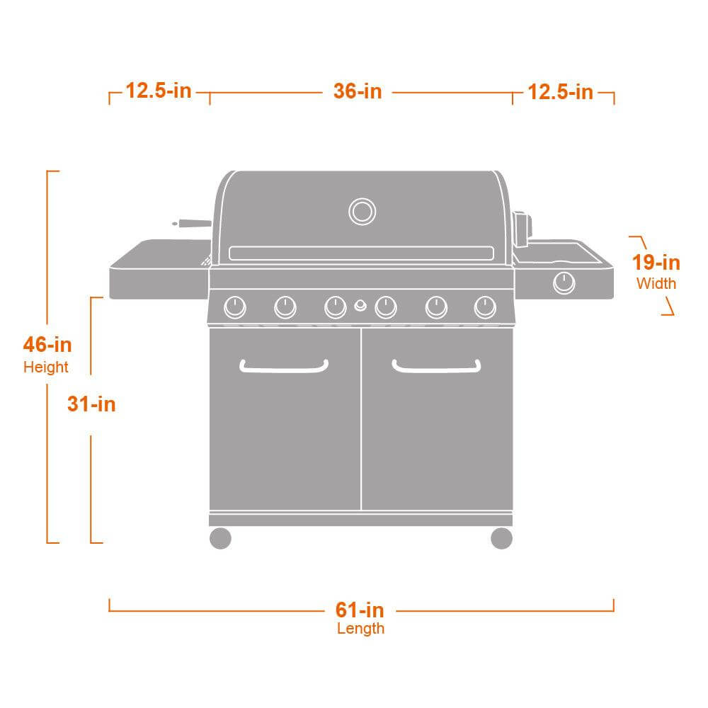 77352 | Stainless Propane Gas Grill