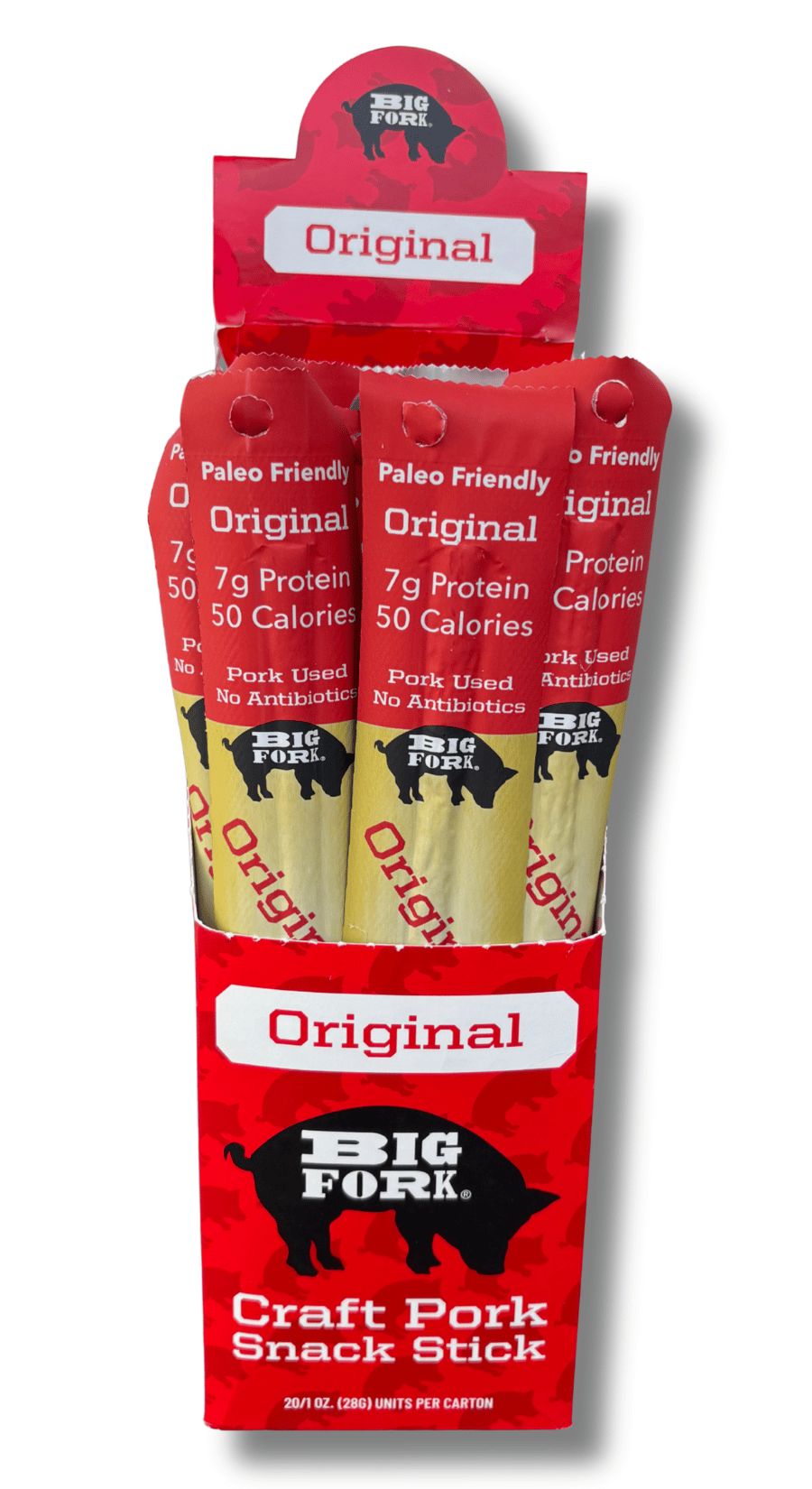 Craft Pork Snack Sticks - One Case (20 sticks)