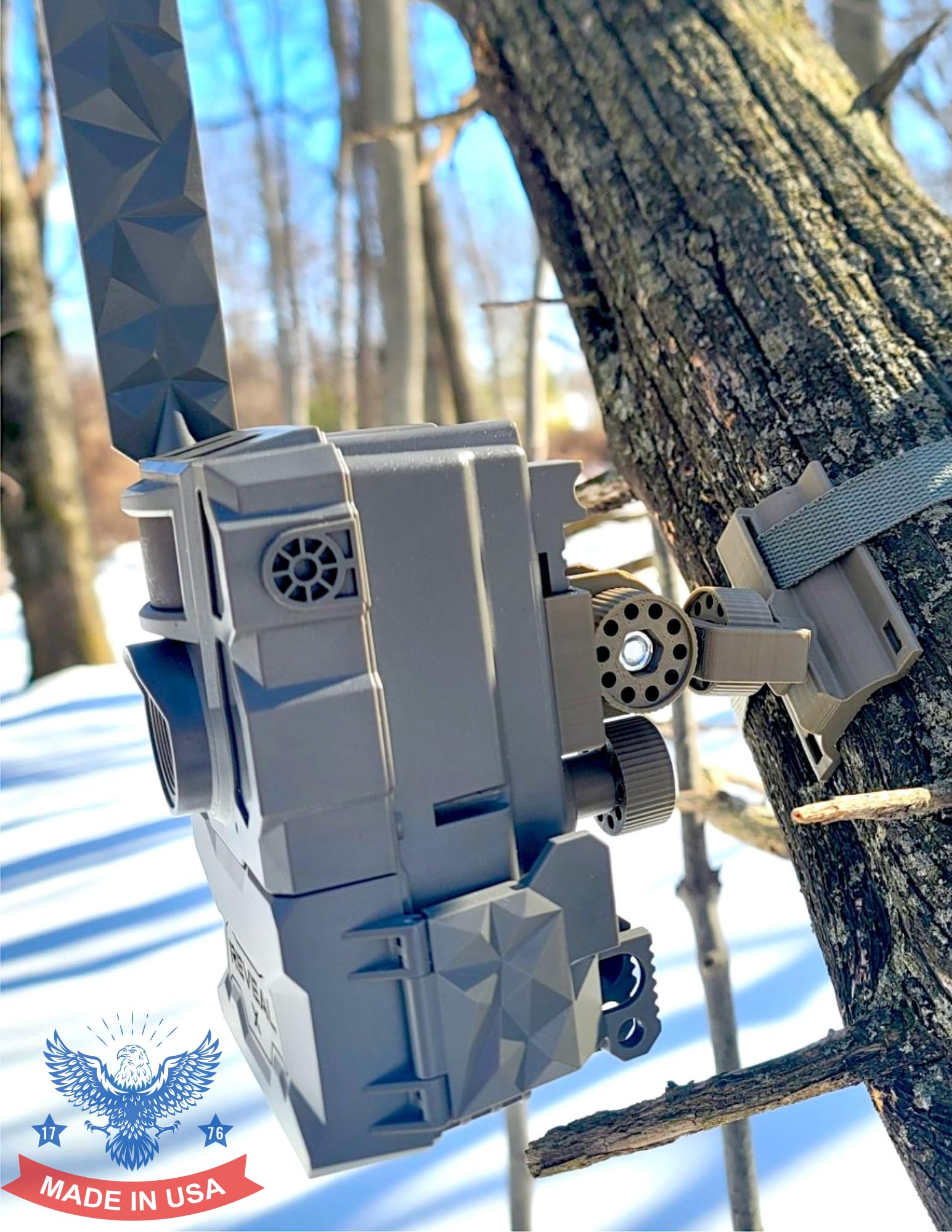 The ADK Edge Tree Trail Camera Mount for Tactacam REVEAL X, Ultra & X-Pro