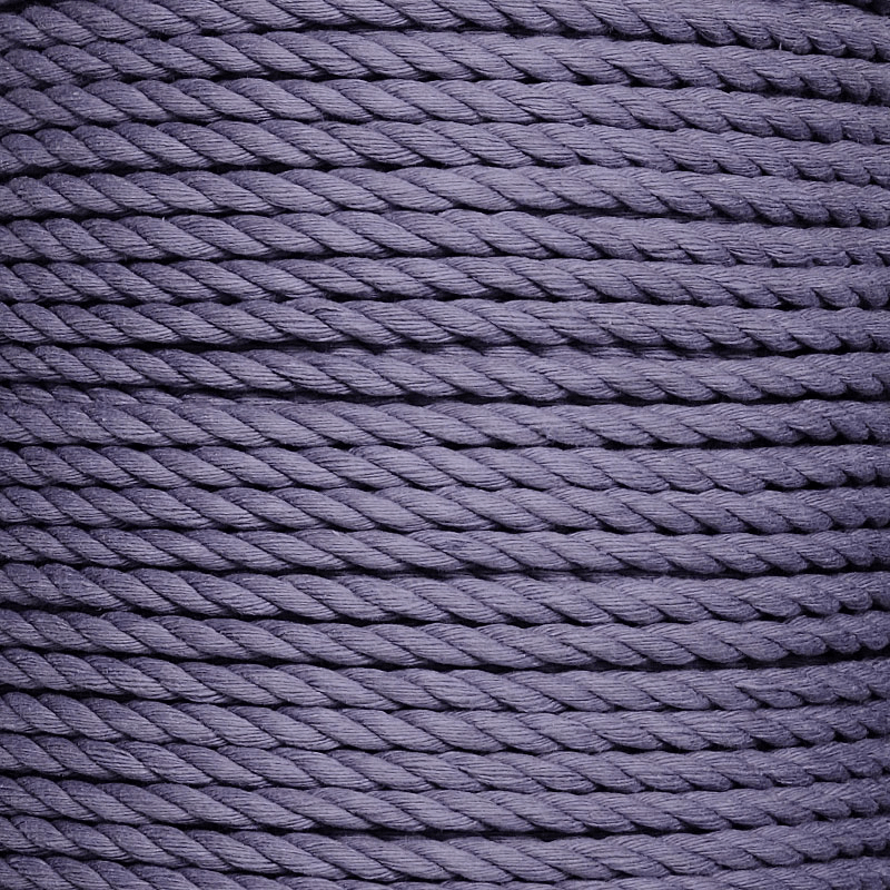 1.98mm Dip Dyed Cotton 3-Strand-Rope