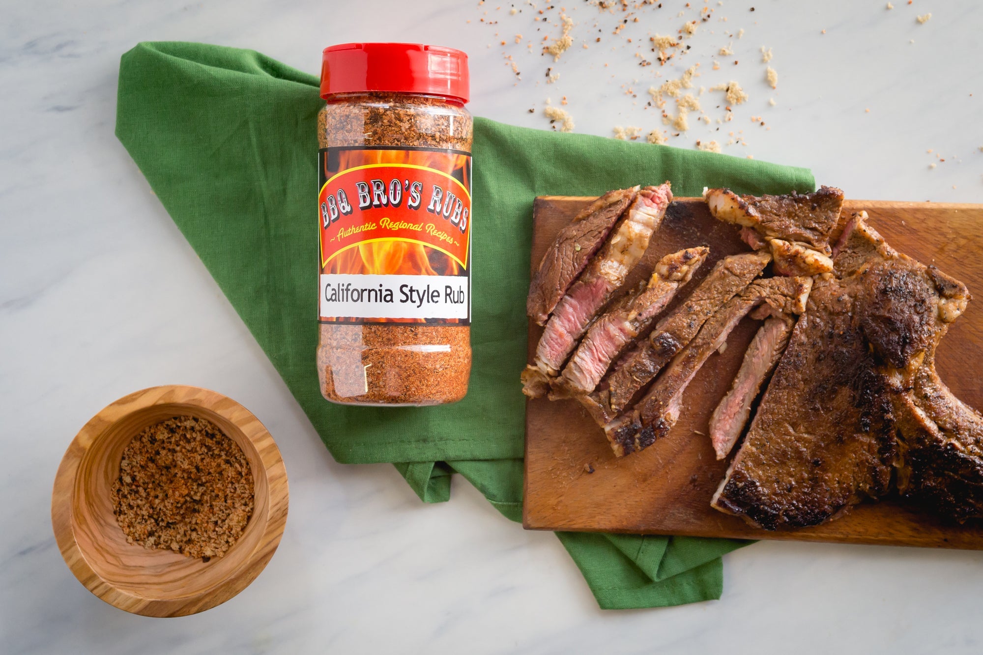 BBQ Bros Rubs "California Style" -Retail Size 4oz.
