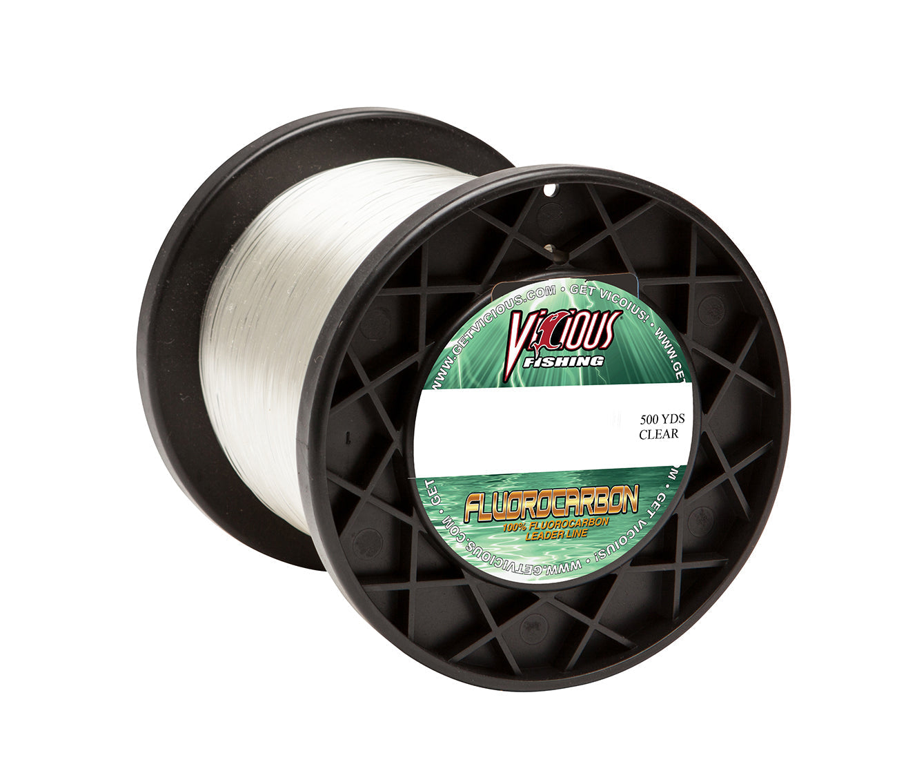 Vicious Fishing Fluorocarbon 500 Vicious 100% Japanese Fluorocarbon Leader - 30 Lb Test