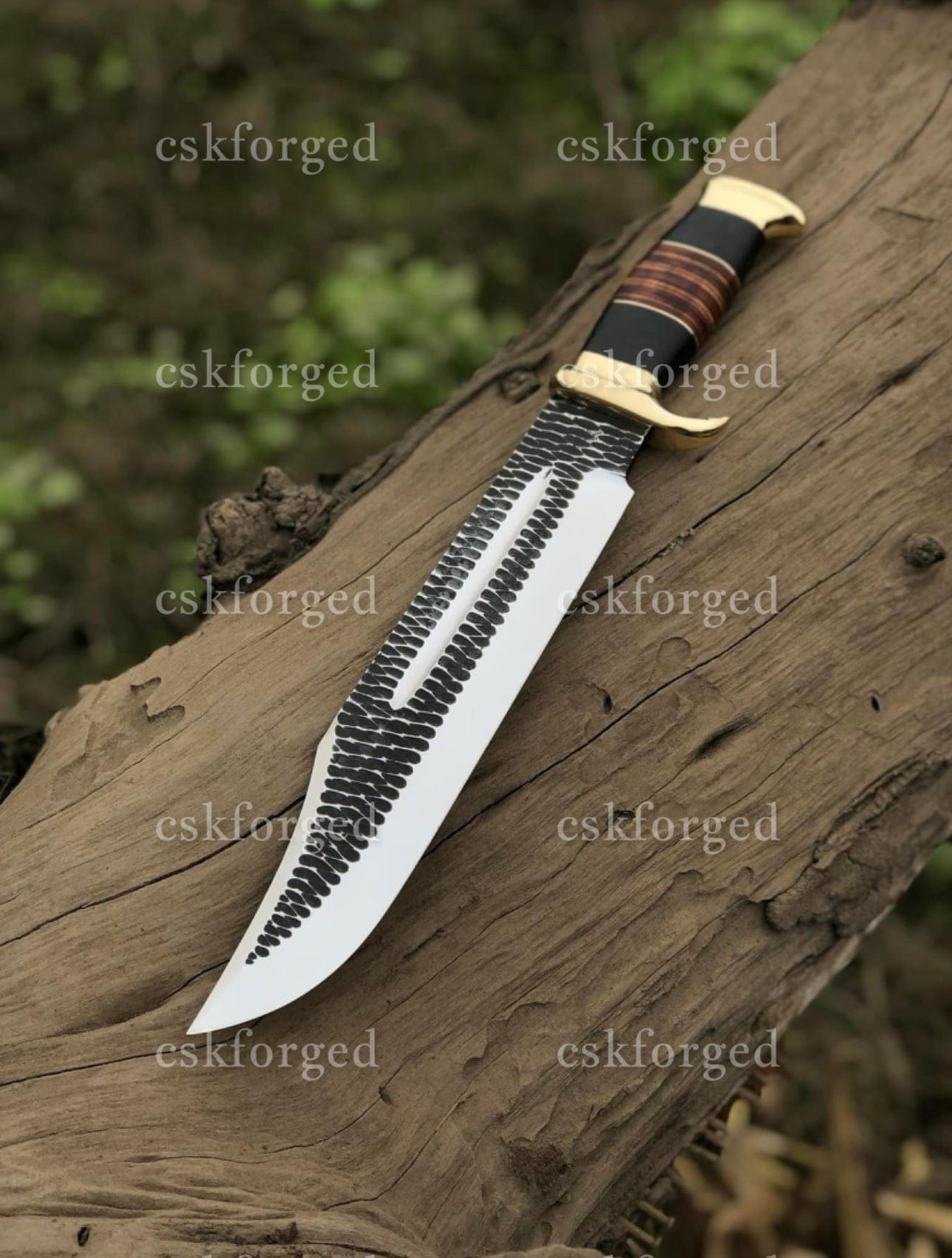 cskforged Dundee knife New Look of Custom Handmade Crocodile Dundee Bowie knife| cskforged