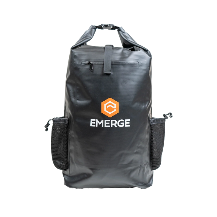 50L Heavy Duty Dry Bag w/ Straps - Black