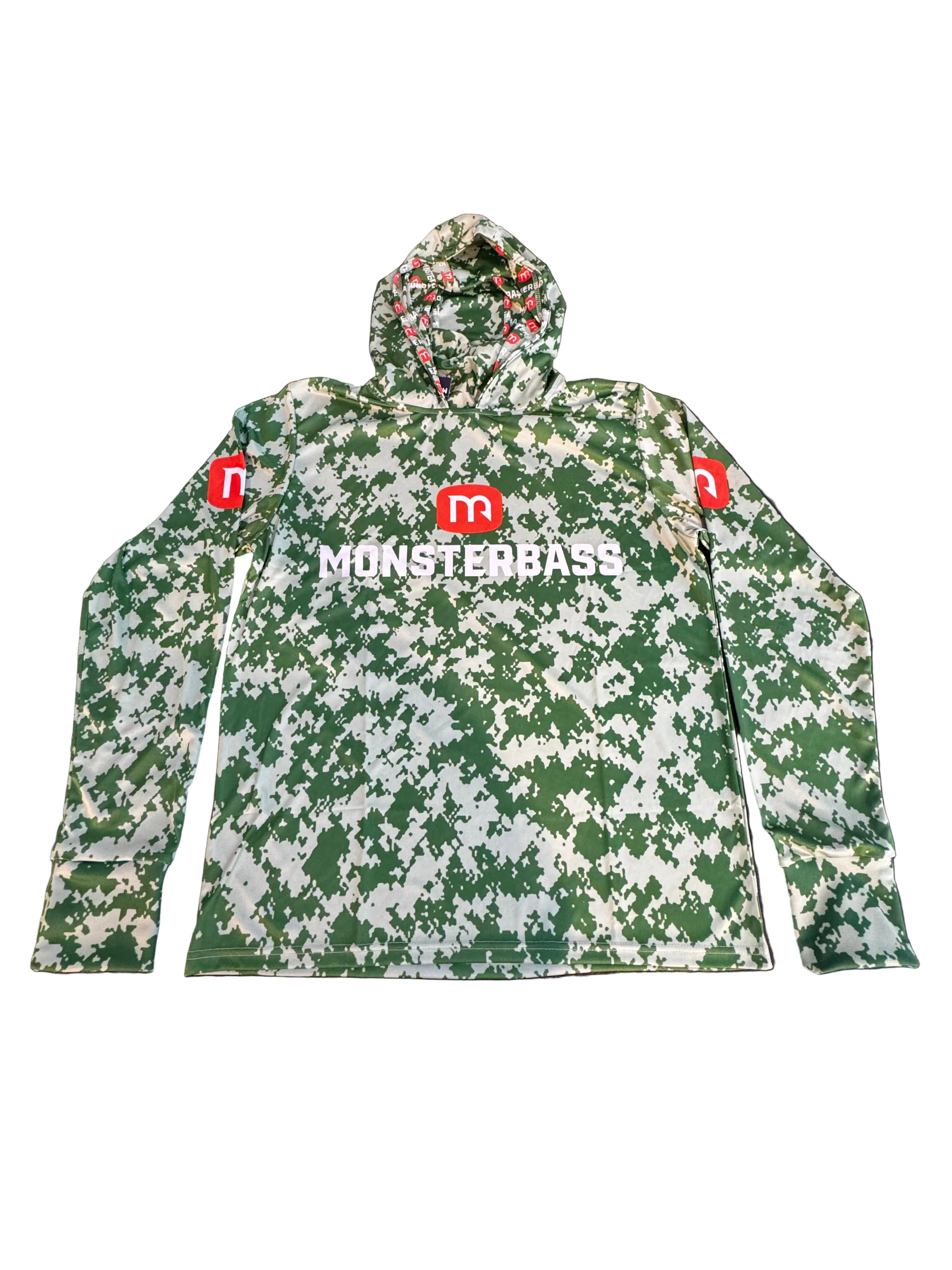 NEW: Green Camo UV Hooded Sunshirt