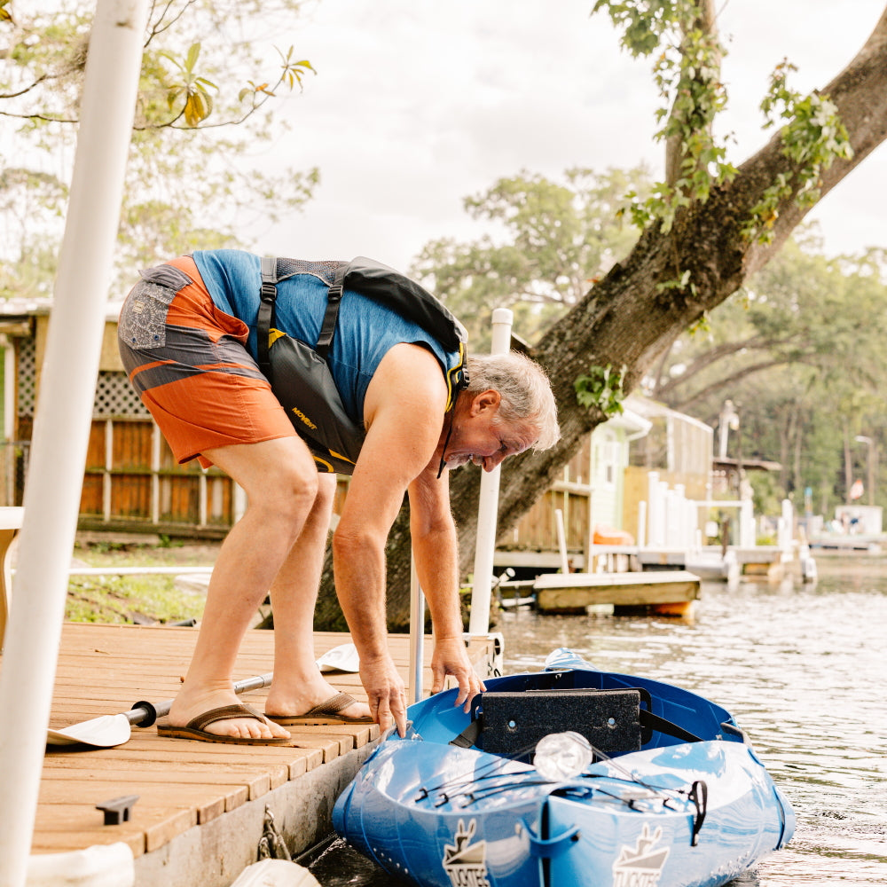 Labor Day Sale! Tucktec Pro Folding Kayak | Hard-Shell | 2-minute Set-up | Foldable, Portable Kayak