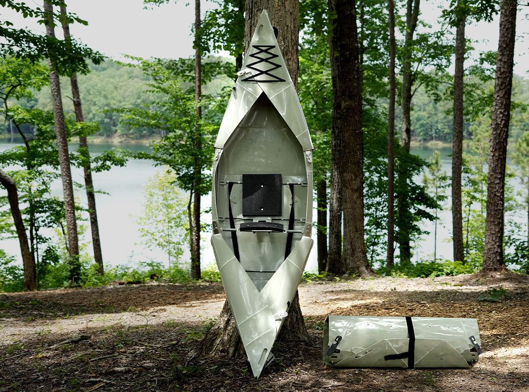 Labor Day Sale! Tucktec Pro Folding Kayak | Hard-Shell | 2-minute Set-up | Foldable, Portable Kayak