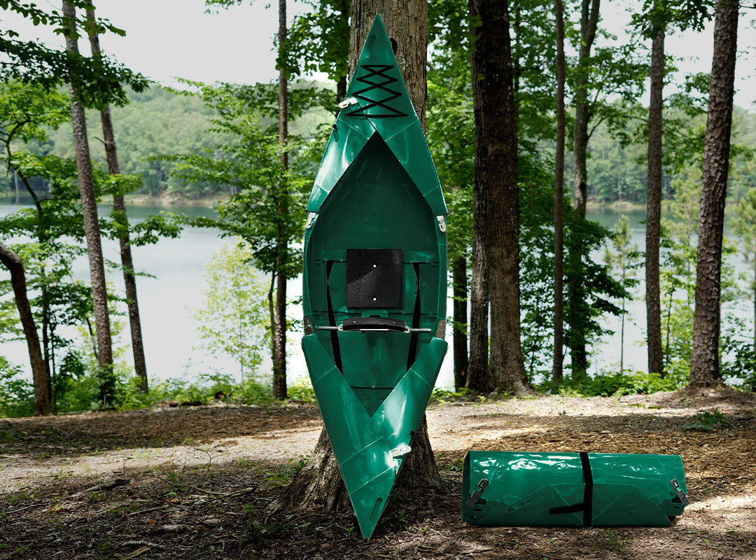 Labor Day Sale! Tucktec Pro Folding Kayak | Hard-Shell | 2-minute Set-up | Foldable, Portable Kayak