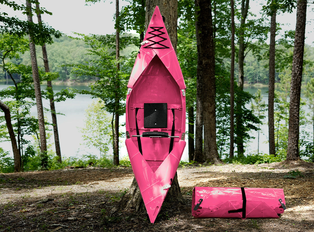Labor Day Sale! Tucktec Pro Folding Kayak | Hard-Shell | 2-minute Set-up | Foldable, Portable Kayak