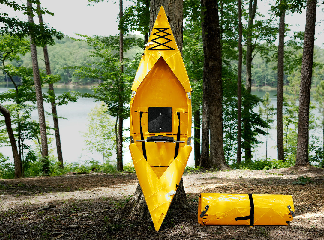 Labor Day Sale! Tucktec Pro Folding Kayak | Hard-Shell | 2-minute Set-up | Foldable, Portable Kayak