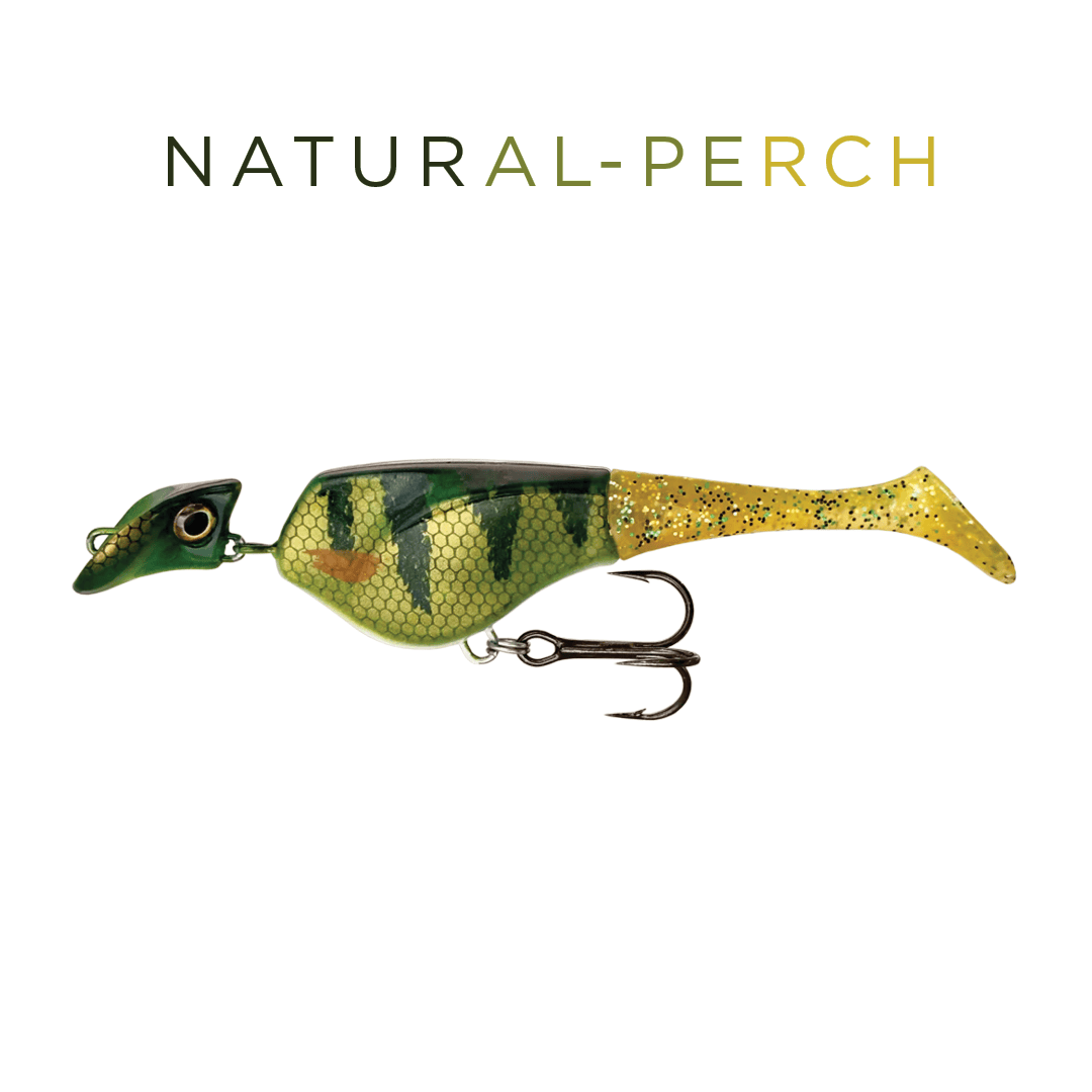 Headbanger Lures Hybrid Baits Floating / Natural Perch Headbanger Shad 4-1/2"