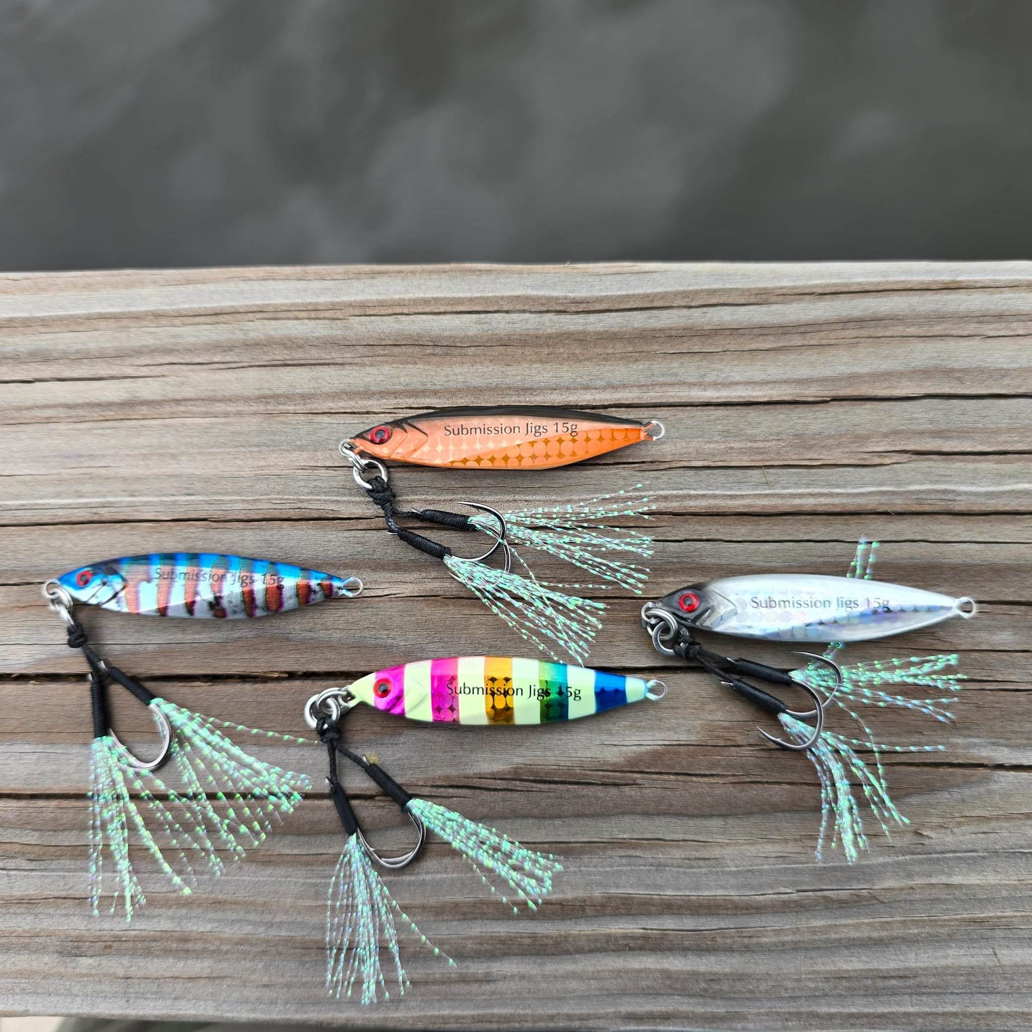 Mercenary Micro Slow Pitch Jig – 4-Pack – 10g & 15g