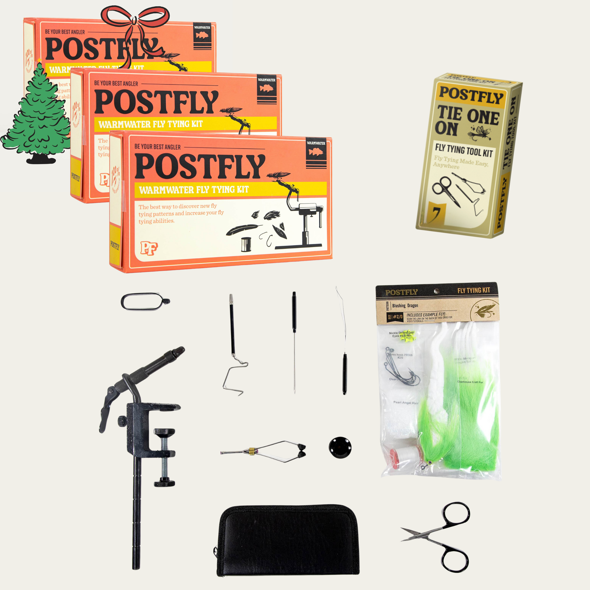 Warmwater Fly Tying Kit Box