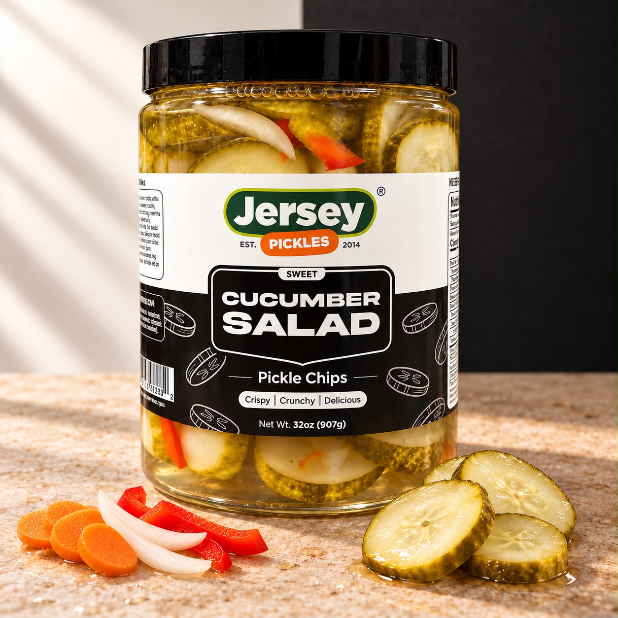 Pickled Cucumber Salad (sweet)