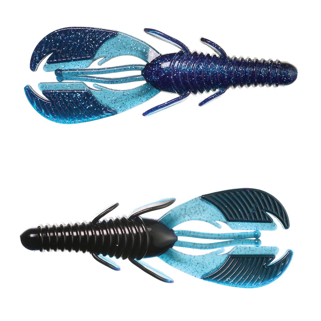 XCITE BAITS Soft Plastic Lure Midnight Flash Raptor Tail Jr