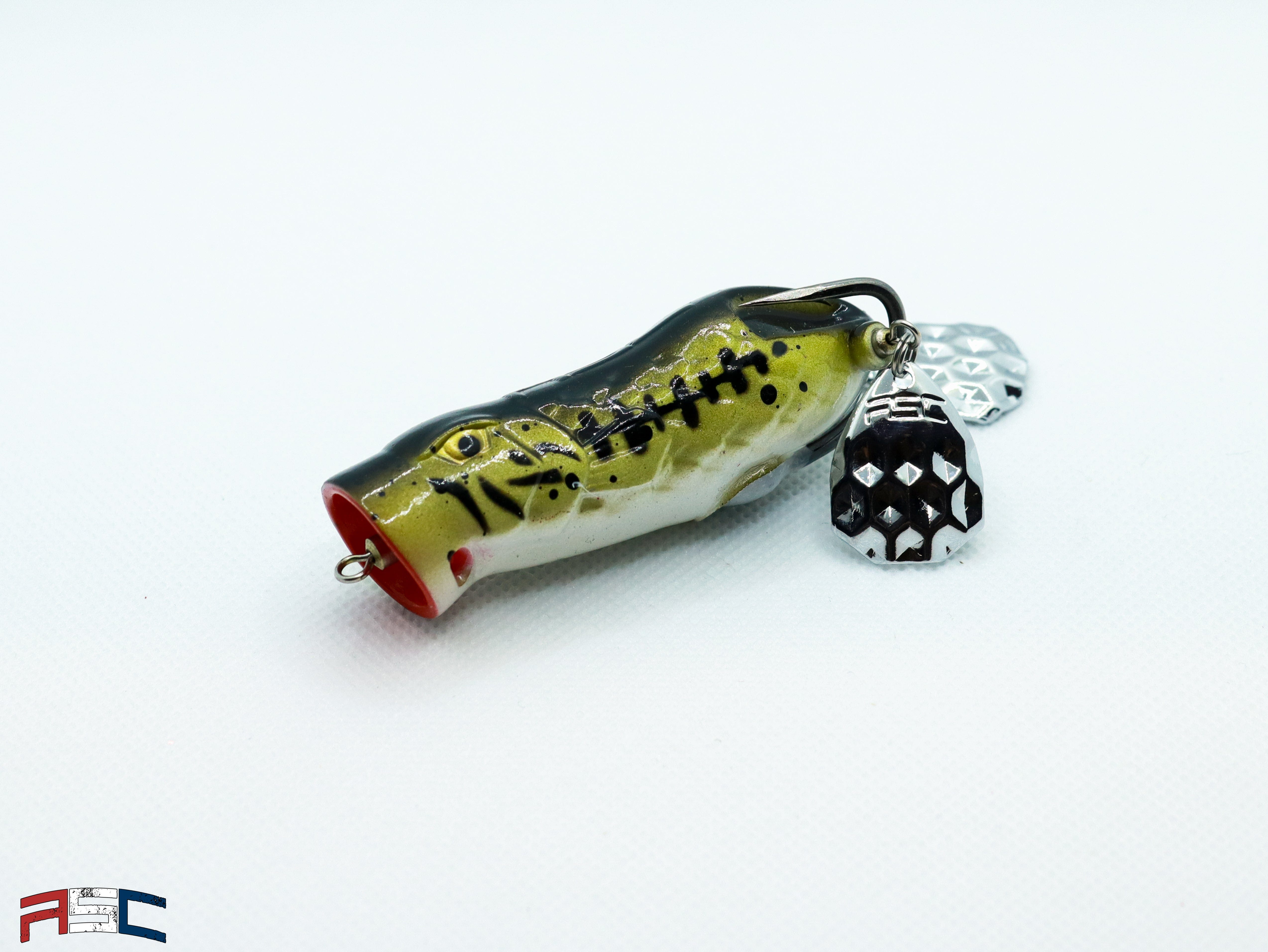 American Snakehead Customs LLC Frogs Double Hex Colorado / Bucket Mouth Pop N' Snek Frog