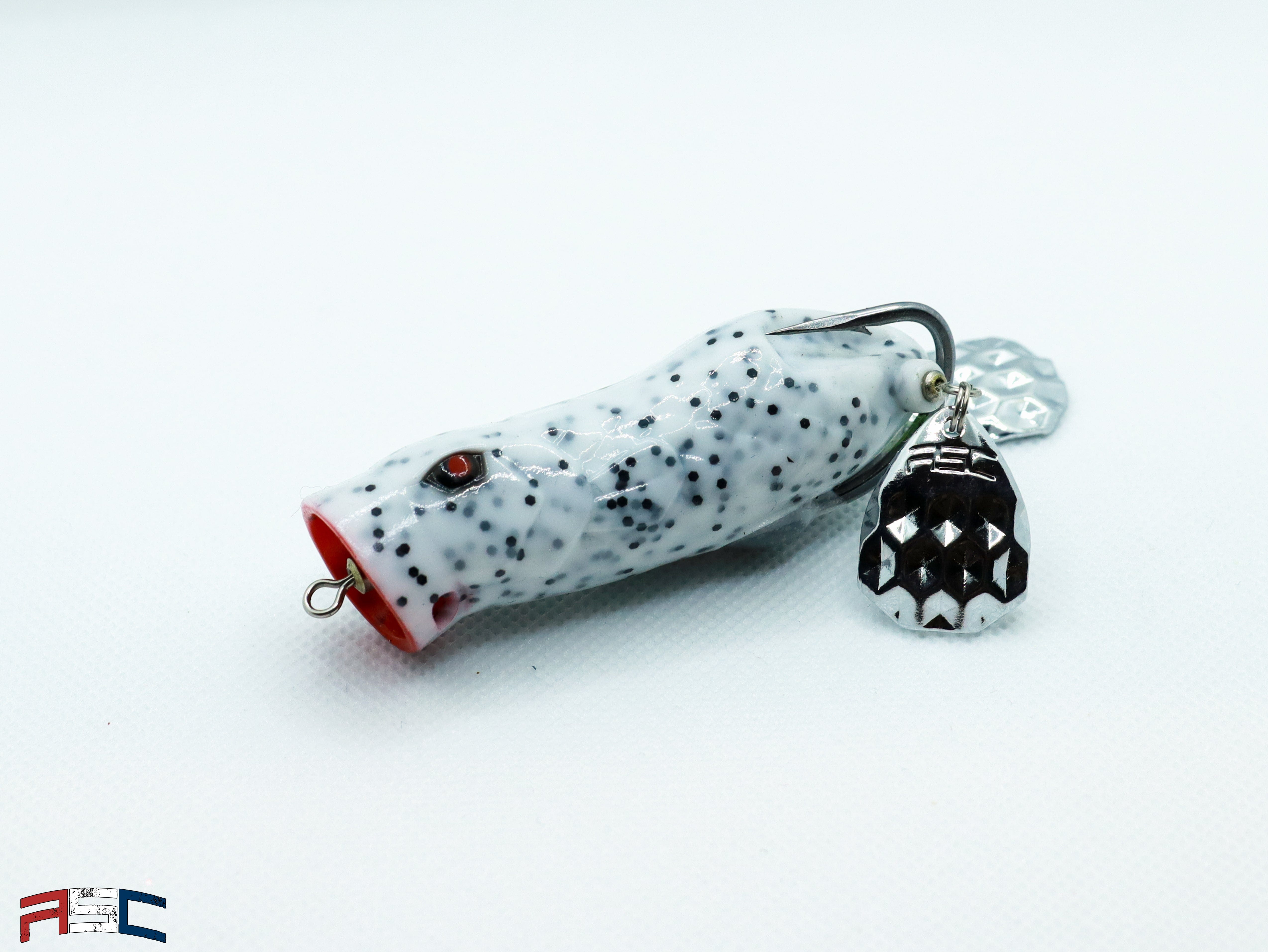 American Snakehead Customs LLC Frogs Double Hex Colorado / Ghost Pop N' Snek Frog