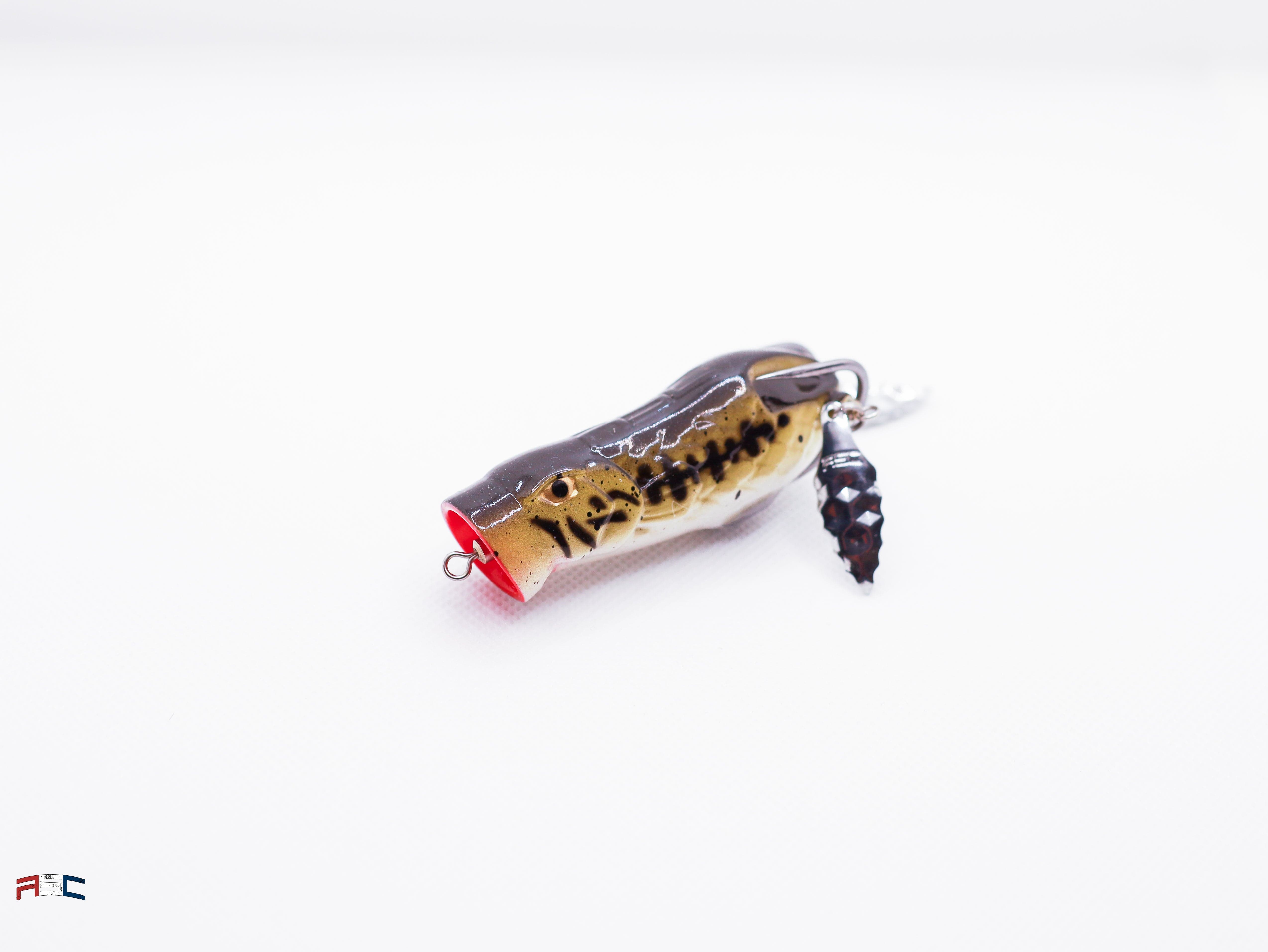 American Snakehead Customs LLC Frogs Double Kunai / Bucket Mouth Pop N' Snek Frog