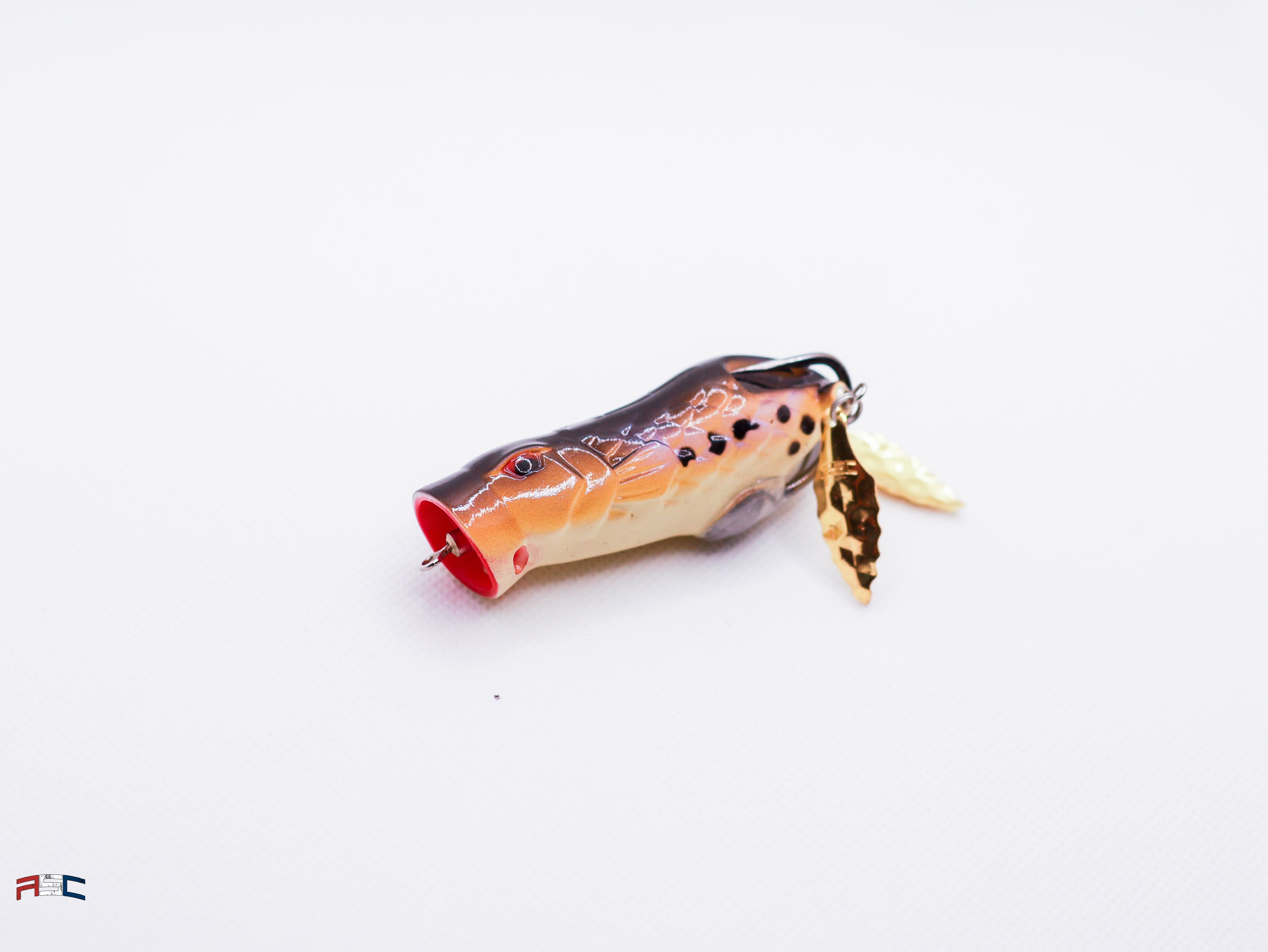 American Snakehead Customs LLC Frogs Double Kunai / Bullseye Snek Pop N' Snek Frog