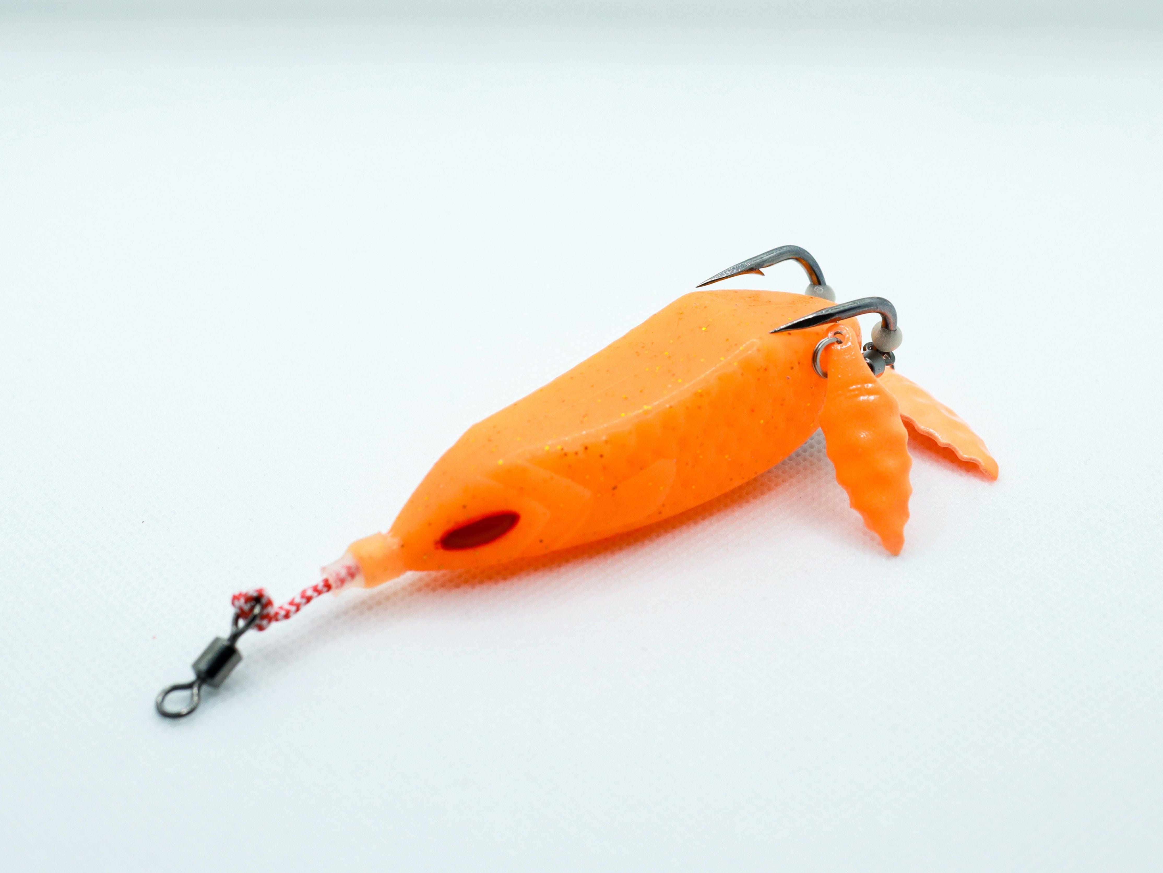 American Snakehead Customs LLC Frogs Double Kunai / Florida Orange Snek Frog