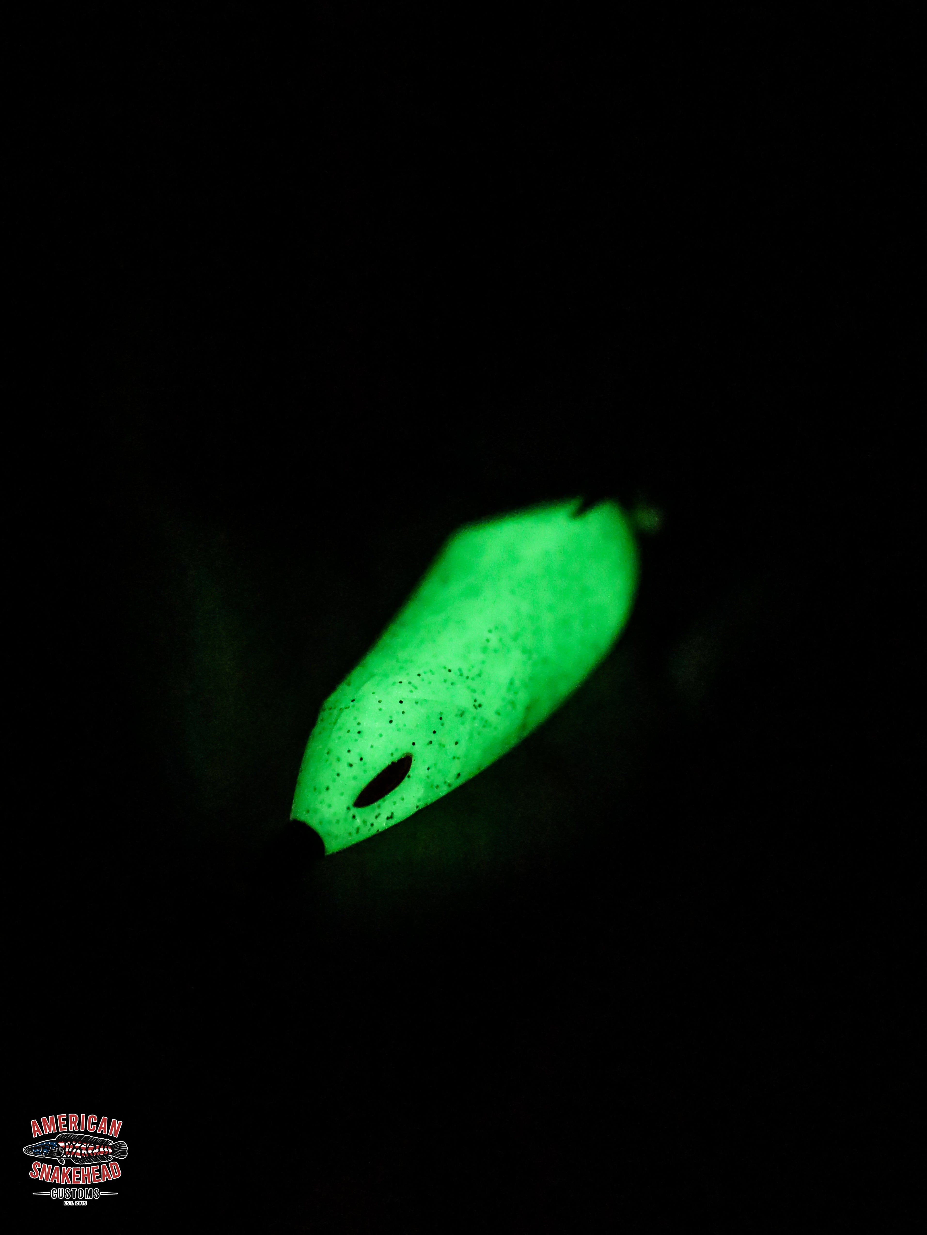American Snakehead Customs LLC Frogs Single Colorado / Green Glow Snek Frog