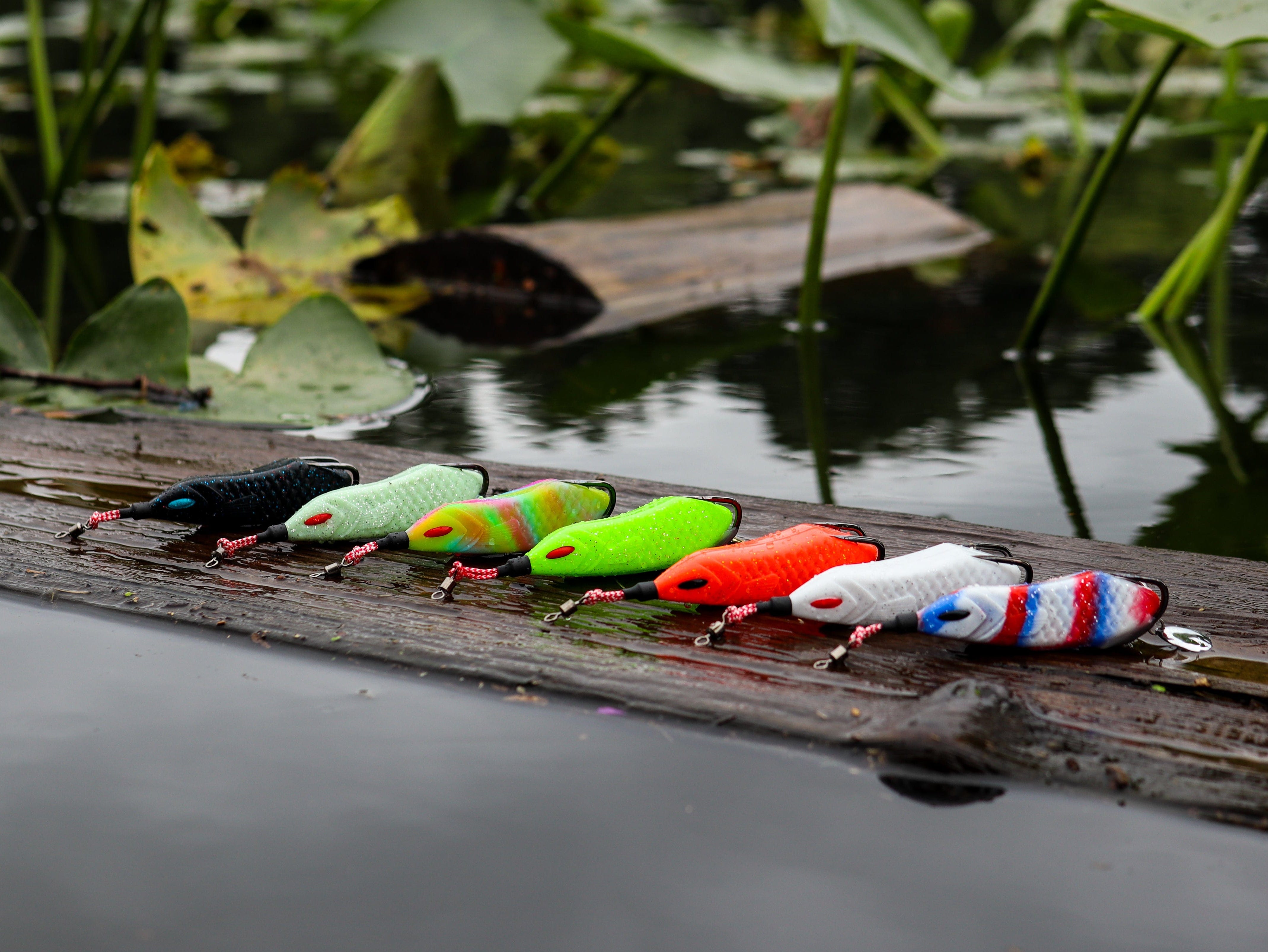 American Snakehead Customs LLC Frogs Single Colorado / Rainbow Snek Frog