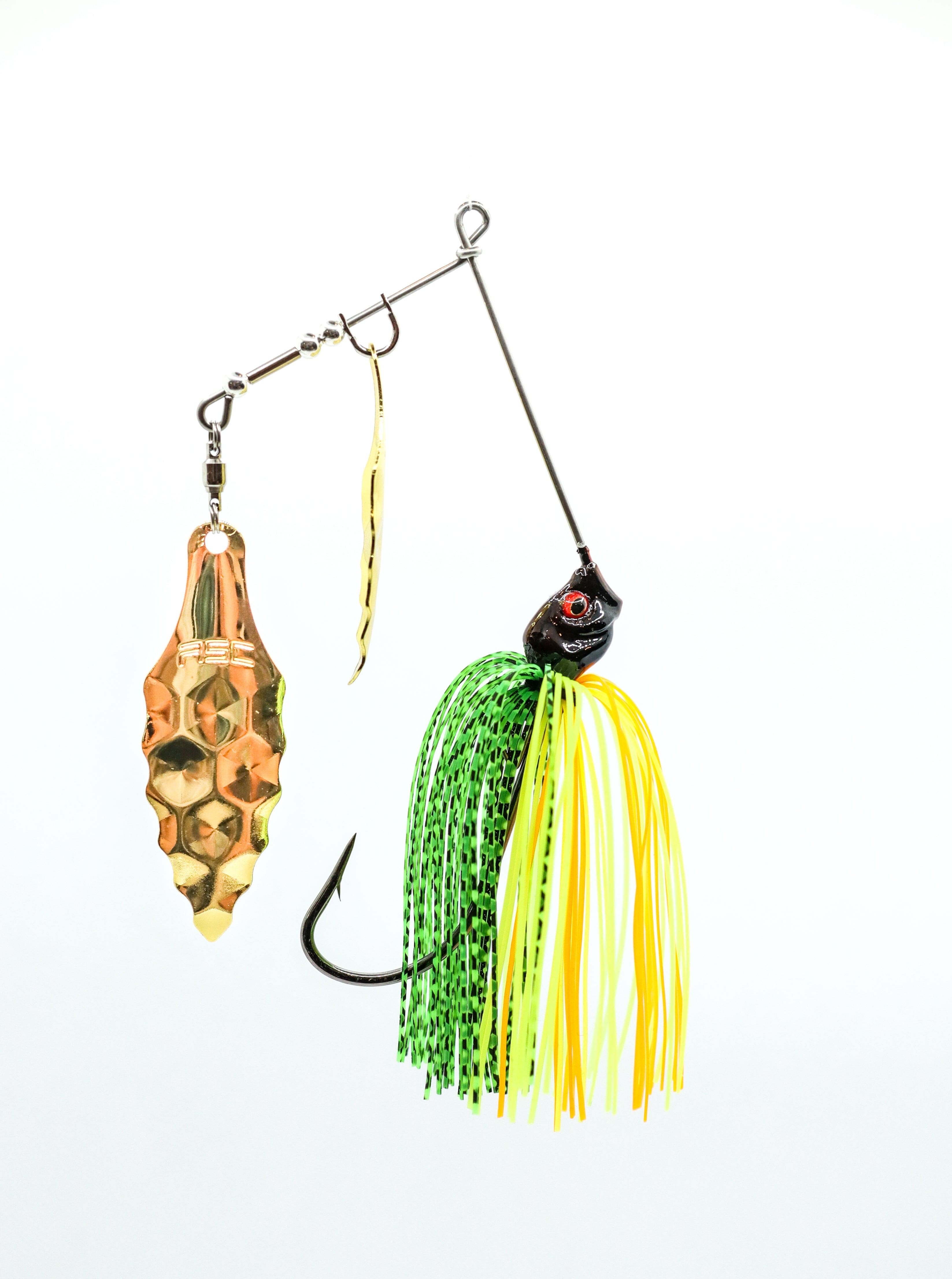 American Snakehead Customs LLC Spinnerbaits 3/8 oz / Firefly Cobra Spinnerbait V2.0 (Kunai Blade)
