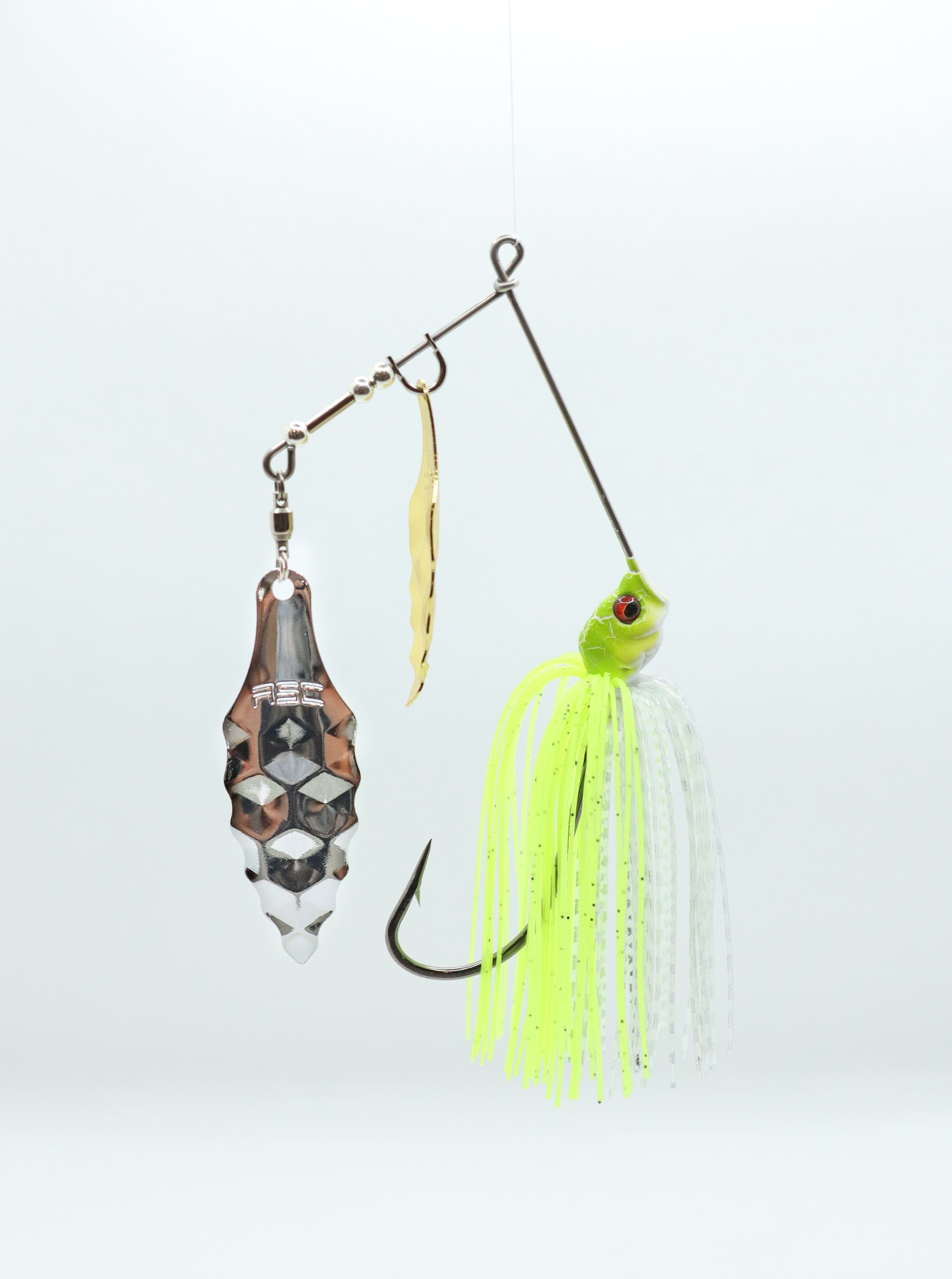 American Snakehead Customs LLC Spinnerbaits 3/8 oz / Highlighter Cobra Spinnerbait V2.0 (Kunai Blade)