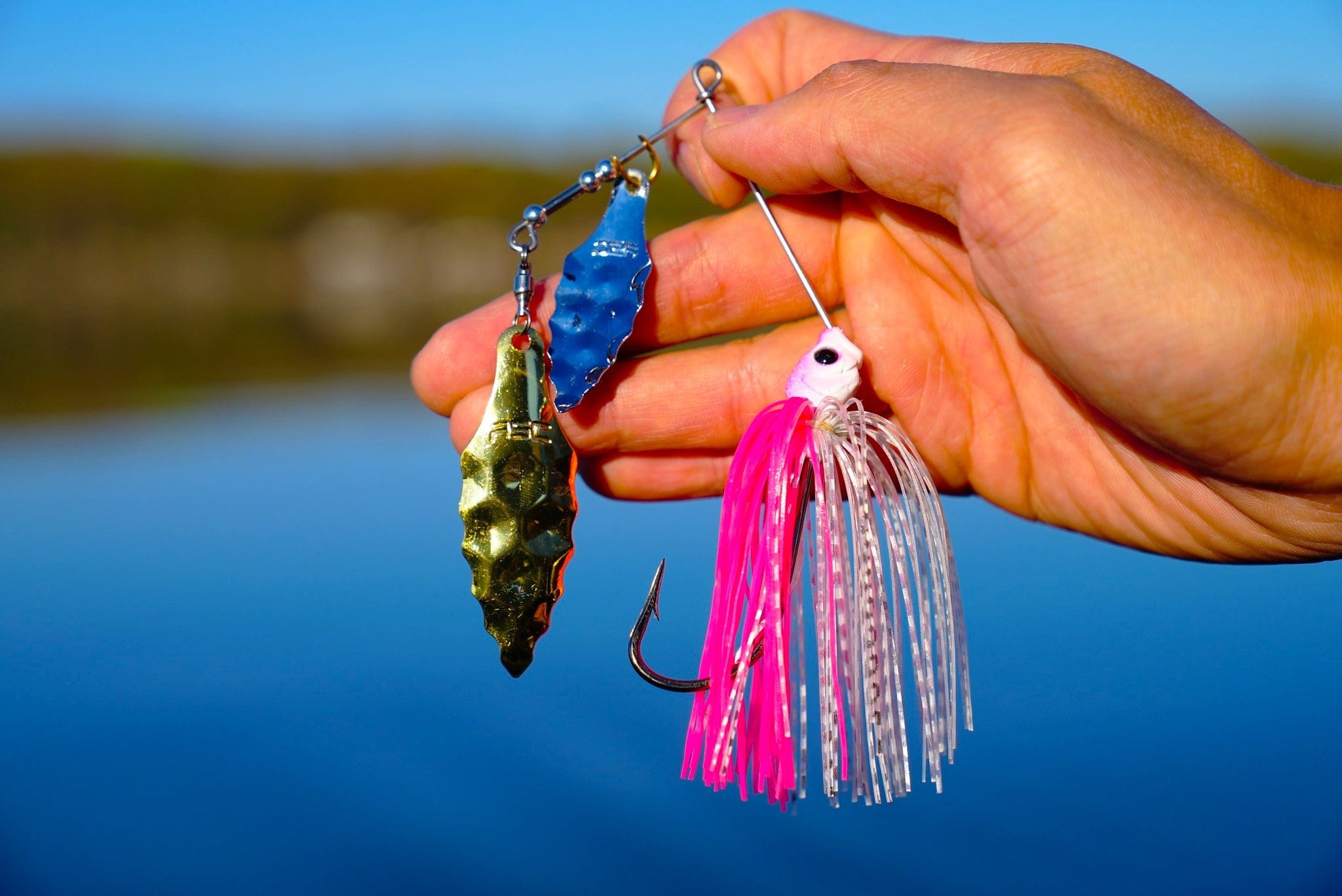 American Snakehead Customs LLC Spinnerbaits Cobra Spinnerbait V2.0 (Kunai Blade)