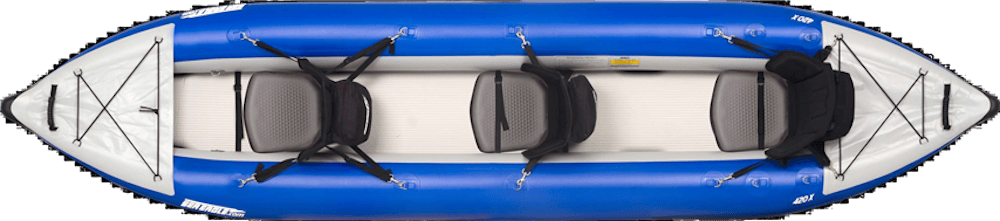 Backcountry Sportsman Inflatable Kayaks The 420x Explorer Inflatable Kayak - Pro Carbon Package
