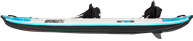 Backcountry Sportsman Kayaks The 385ft FastTrack V-bottom Inflatable Kayak - Pro Carbon Package