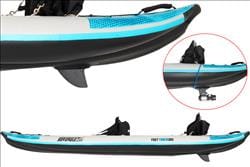 Backcountry Sportsman Kayaks The 385ft FastTrack V-bottom Inflatable Kayak - Pro Carbon Package